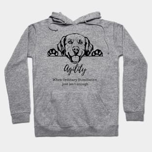 Golden Retriever Agility Humiliation Hoodie